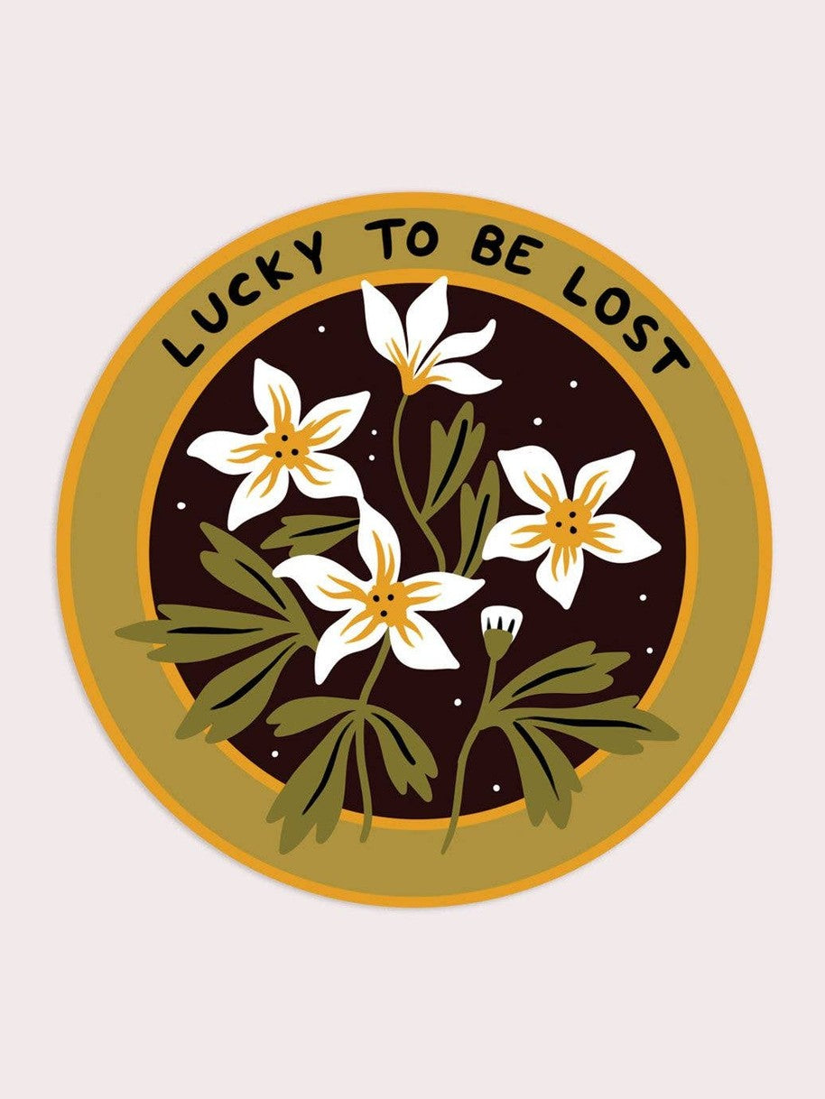 Lucky to be Lost Vinyl Sticker