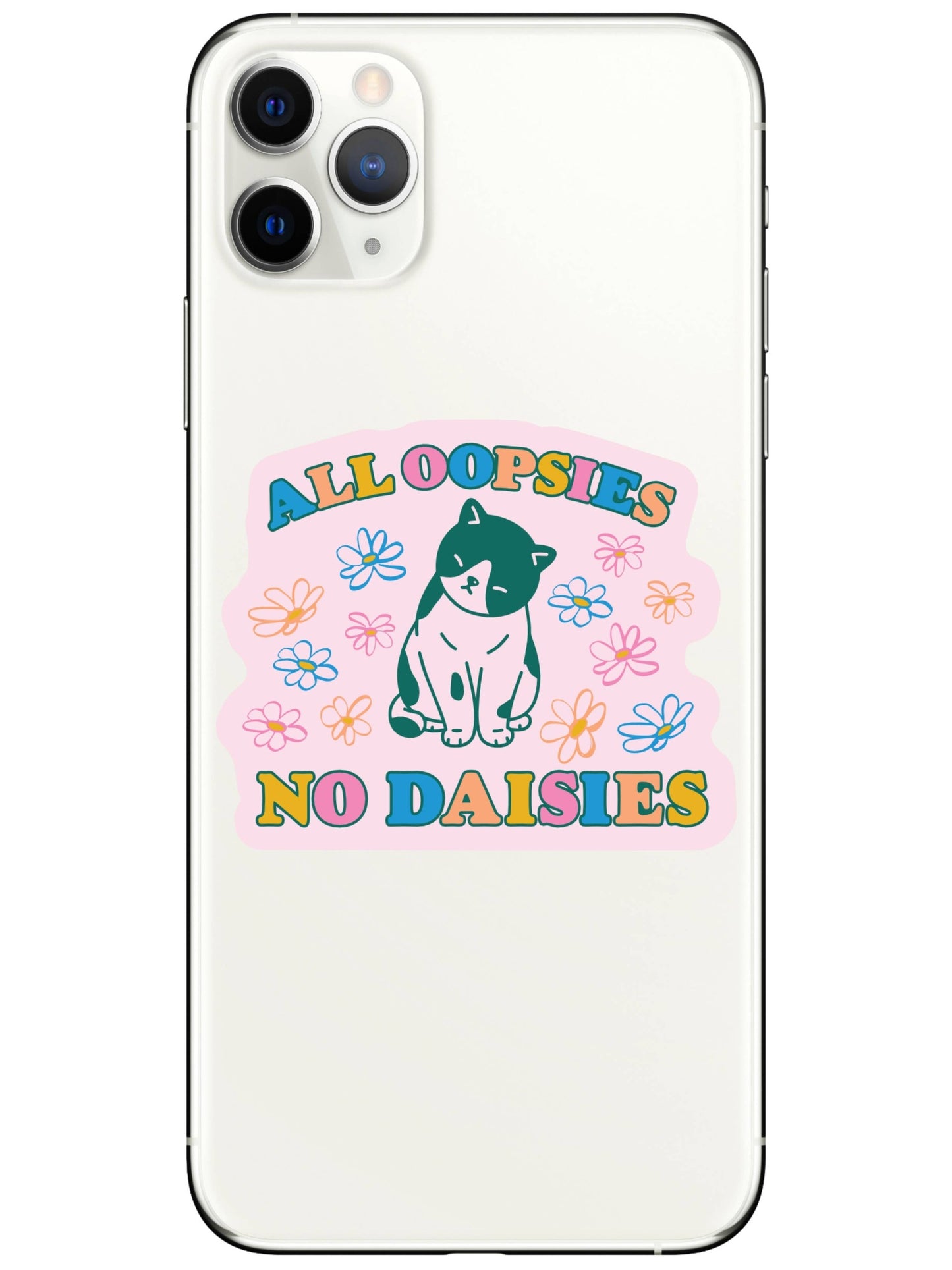 Oopsey Daisy Cat Vinyl Sticker