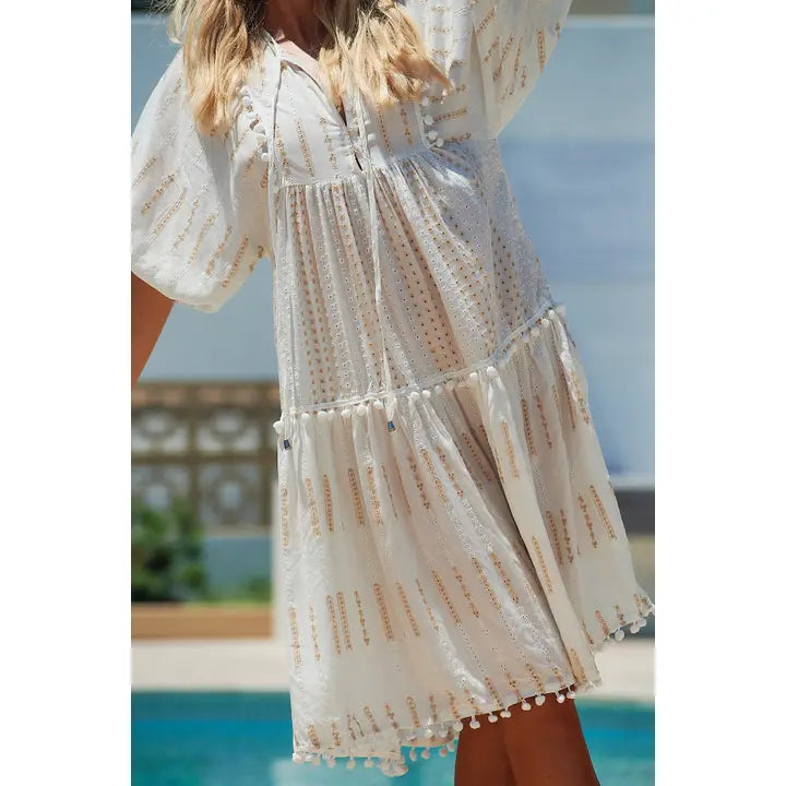 Seashell Palace Midi Dres