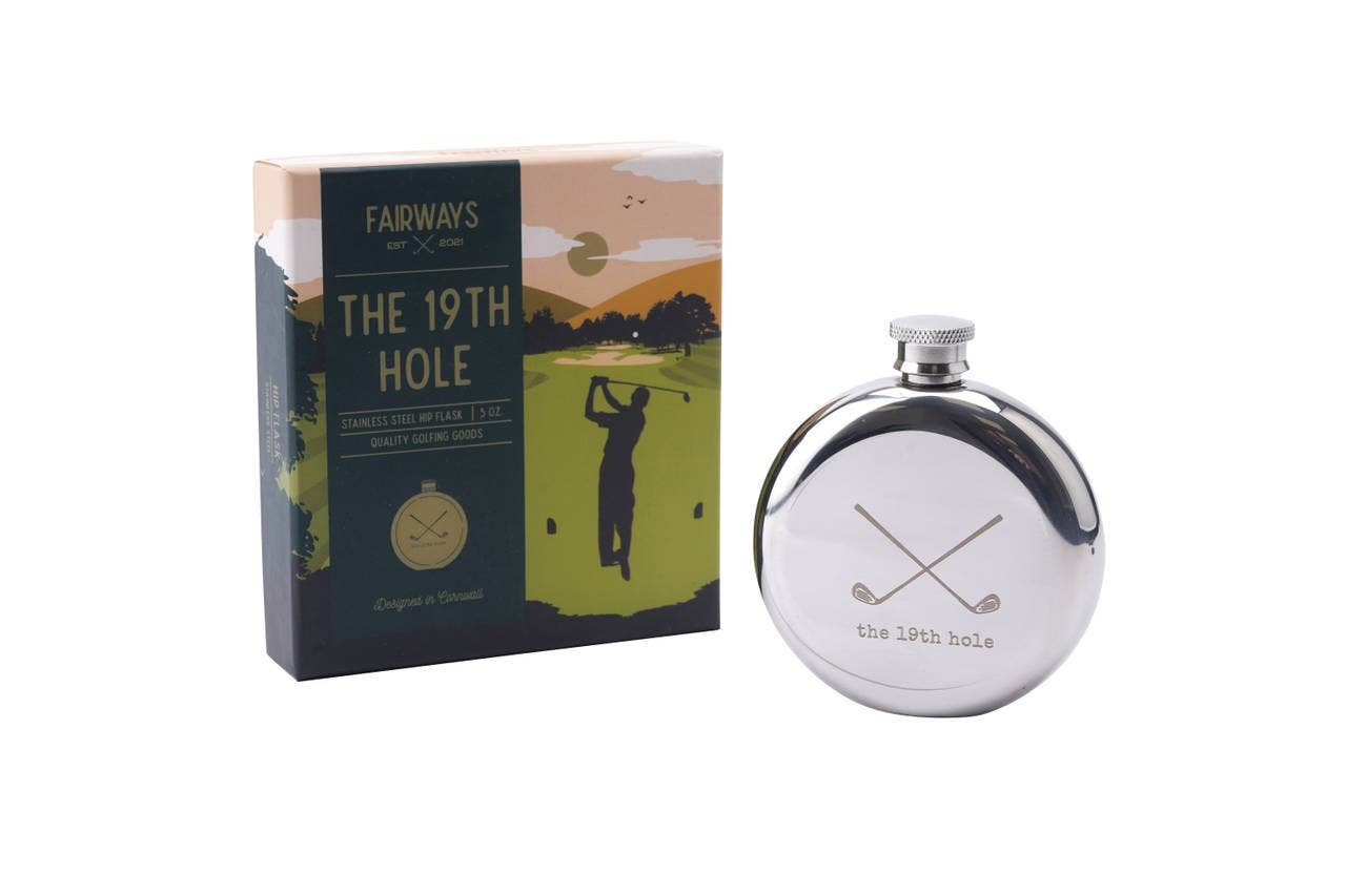 The 19th Hole Hip Flask | Stainless Steel