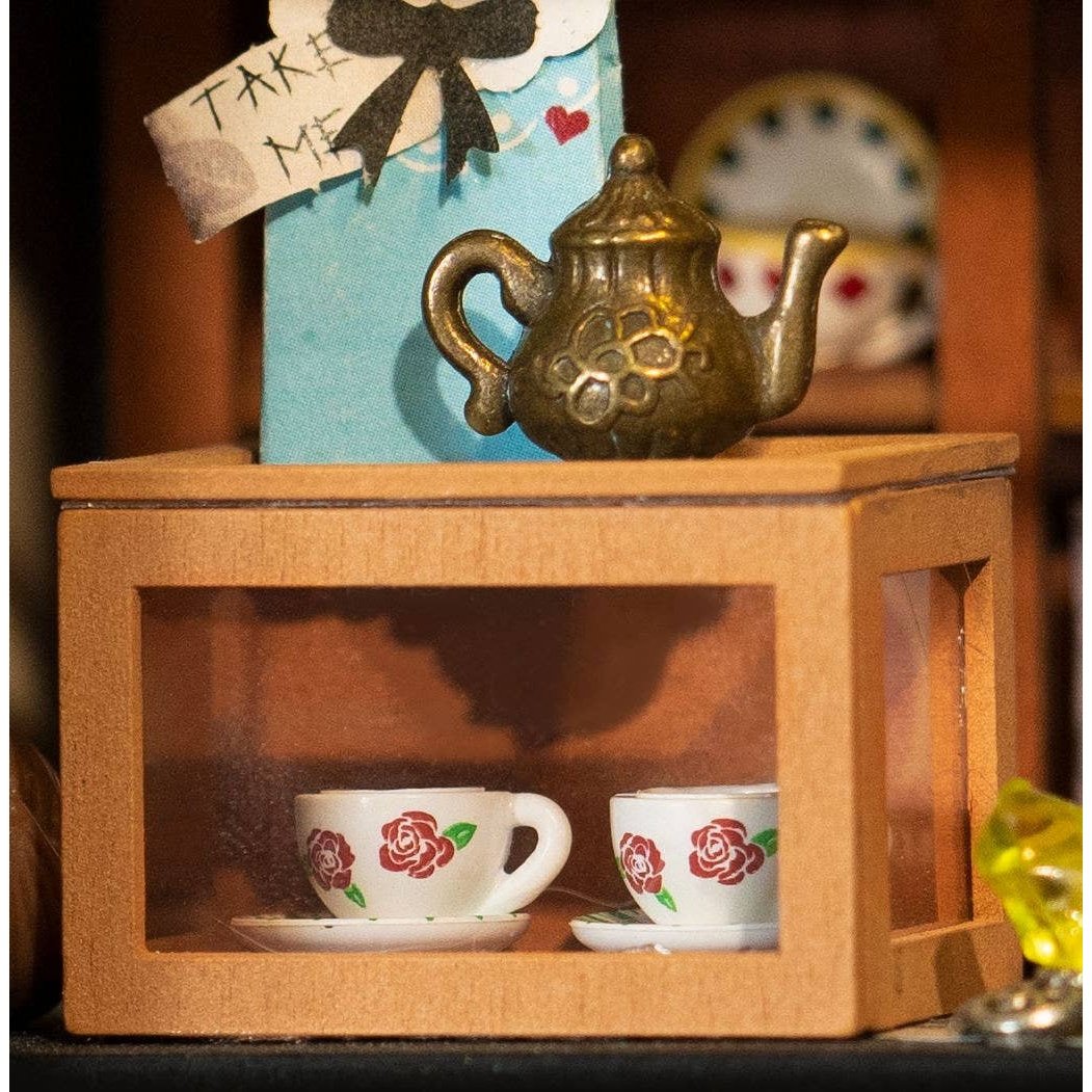 DIY Miniature Model Kit: Alice's Tea Store