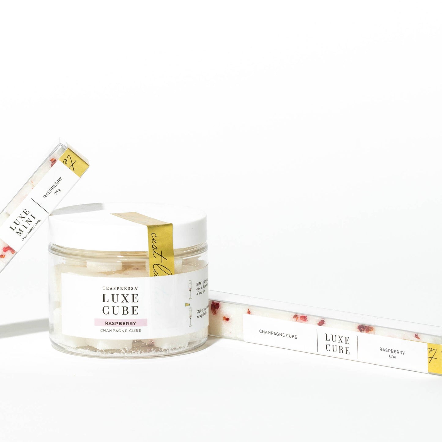 RASPBERRY | LUXE Champagne Cubes STICK