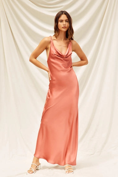 Going Out Twisted Strap Maxi Dress