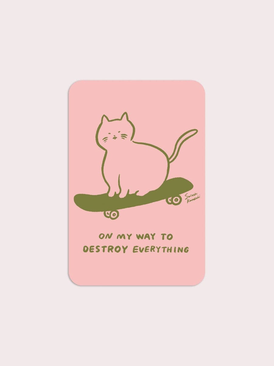 Sk8r Cat Vinyl Sticker