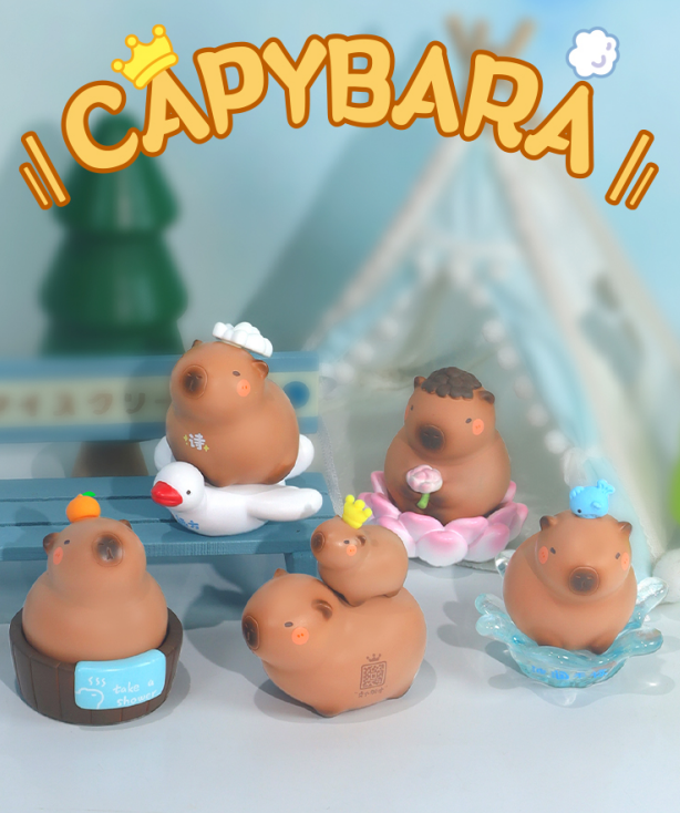 Capybara Figurine Blind Box-4