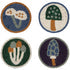 Wildgrove Beaded Coasters | Set of 4