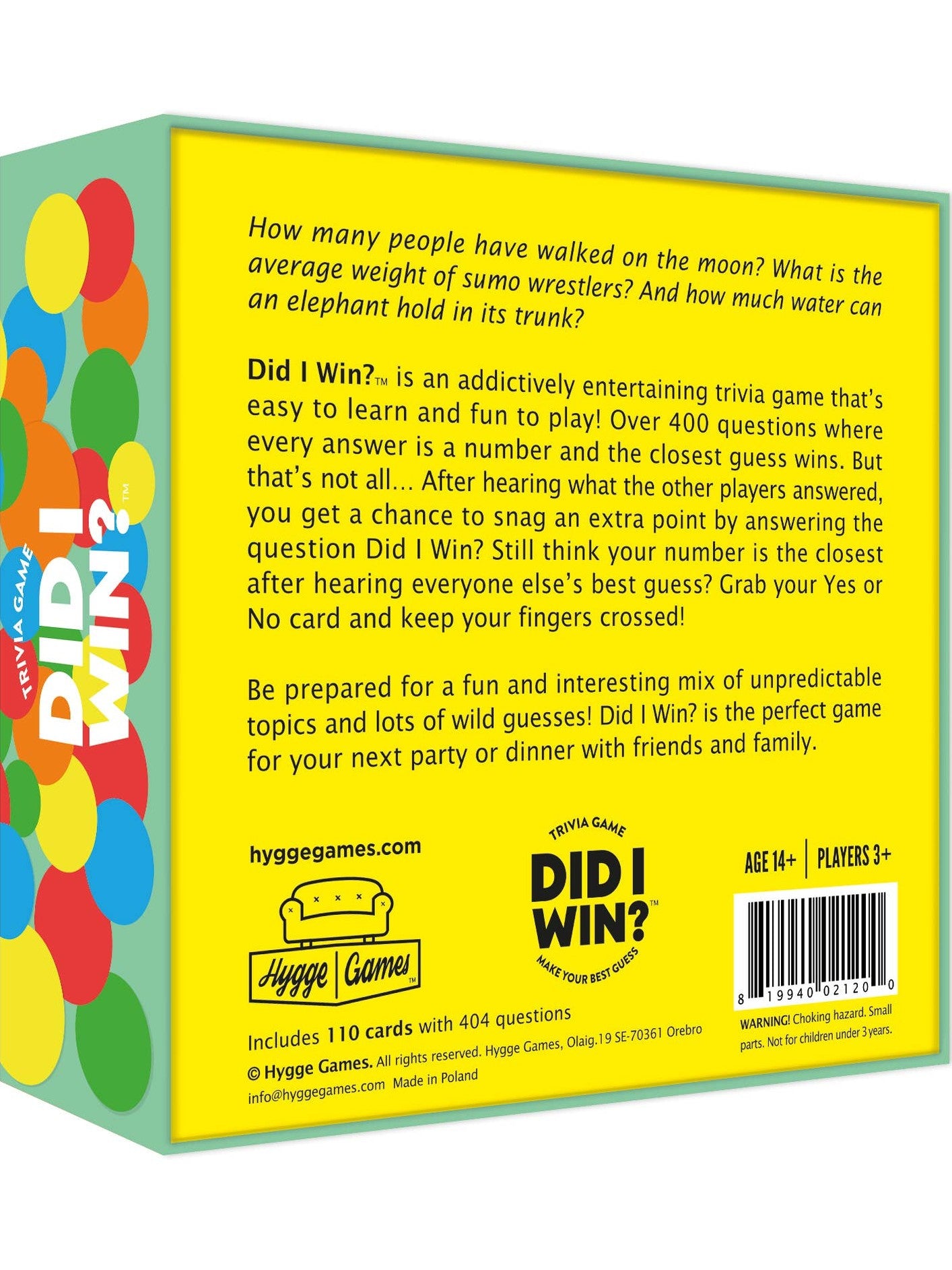 Hygge Games - Did I Win?