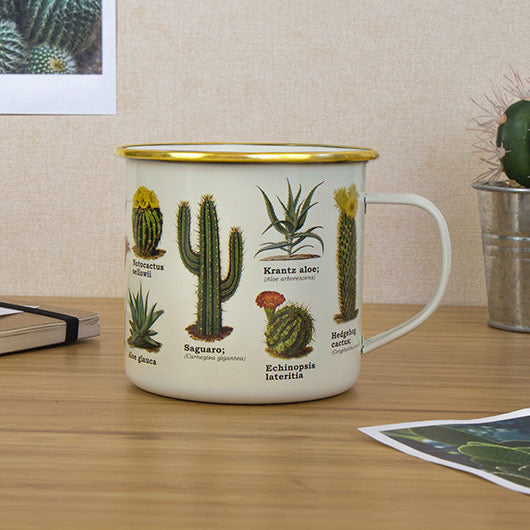 Enamel Mug - Cacti