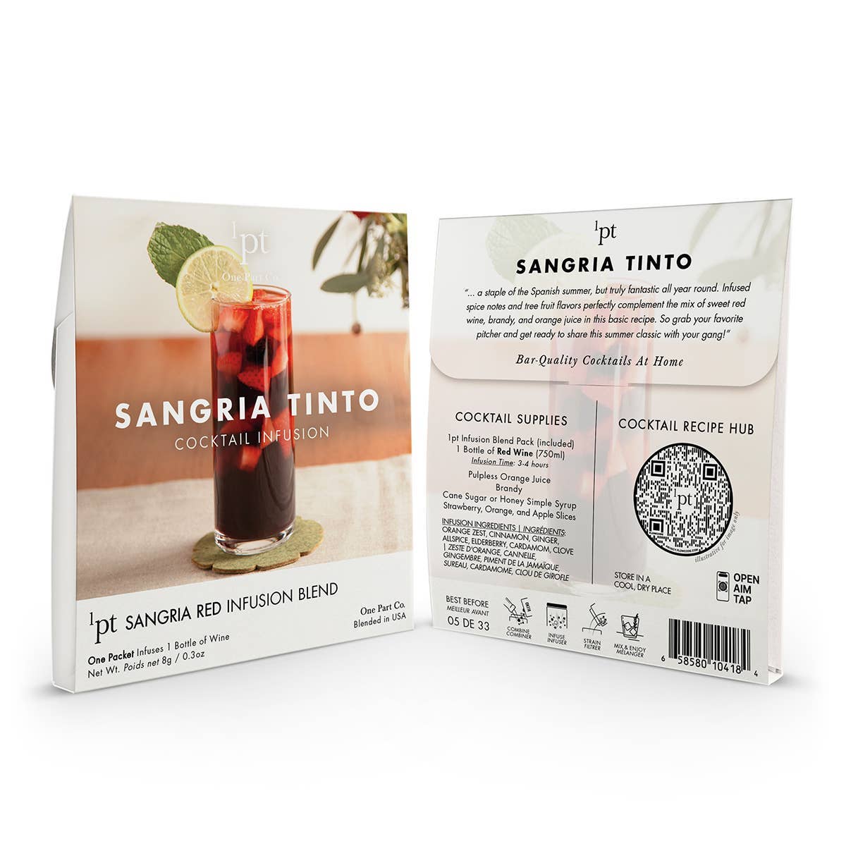 1pt Sangria Tinto Cocktail Pack
