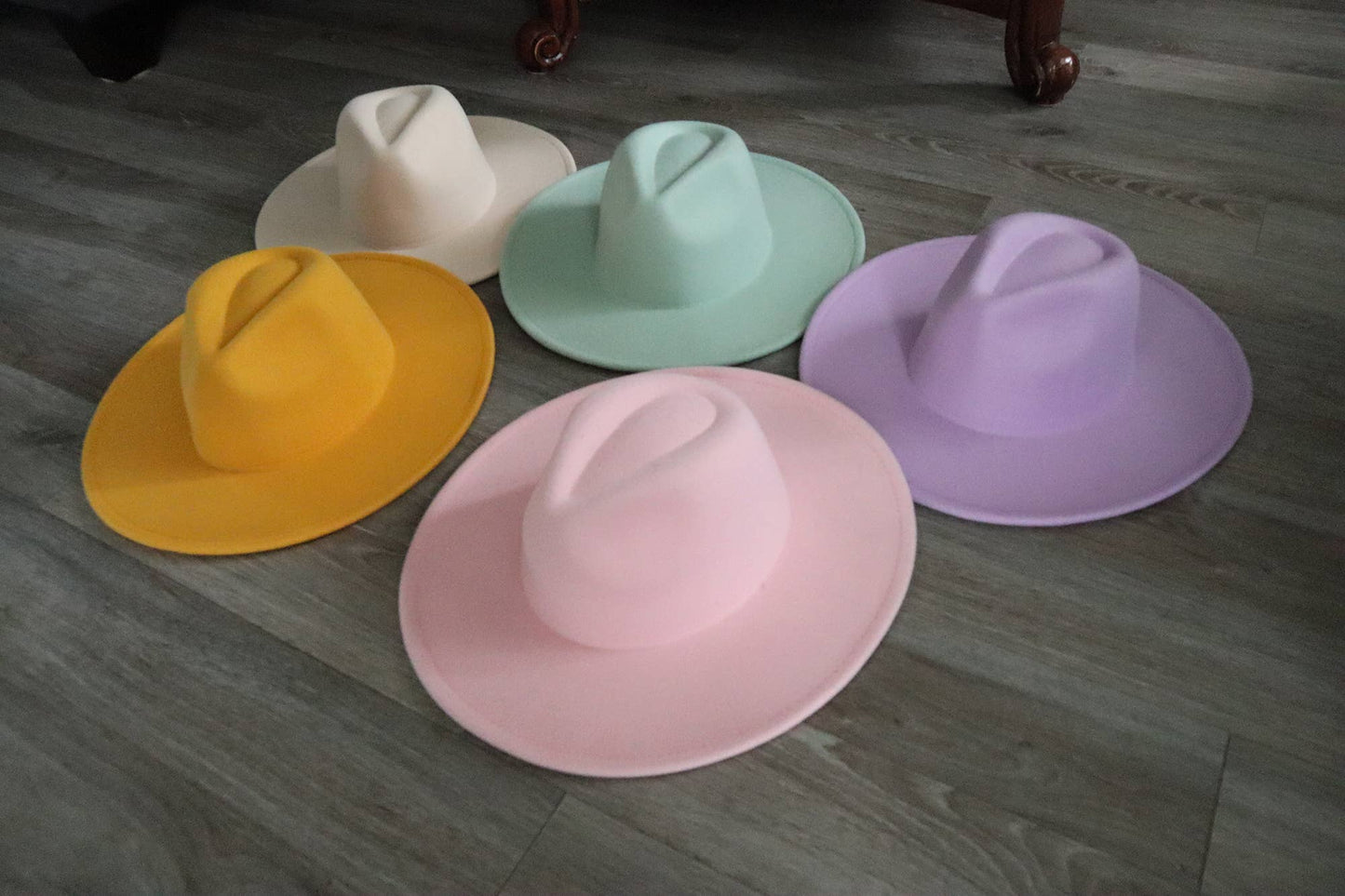 Rancher Wide Brim Fedora Hat