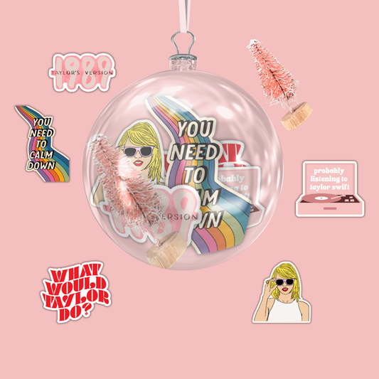Taylor Sticker Gift Ornament Taylor Swift