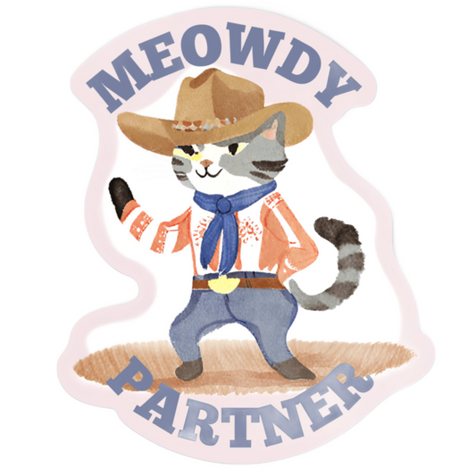 Meowdy Partner Sticker