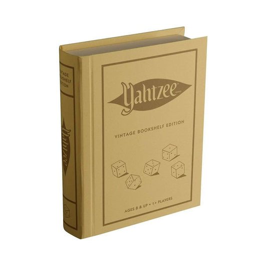WS Game Company Yahtzee Vintage Bookshelf Edition