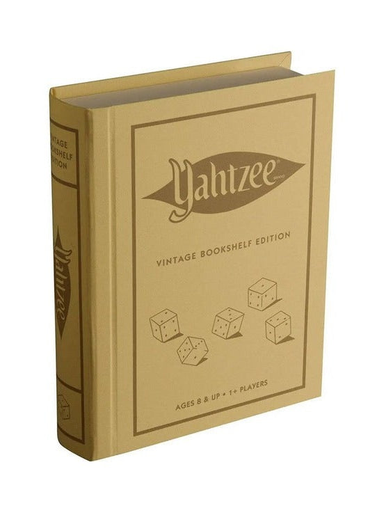 WS Game Company Yahtzee Vintage Bookshelf Edition