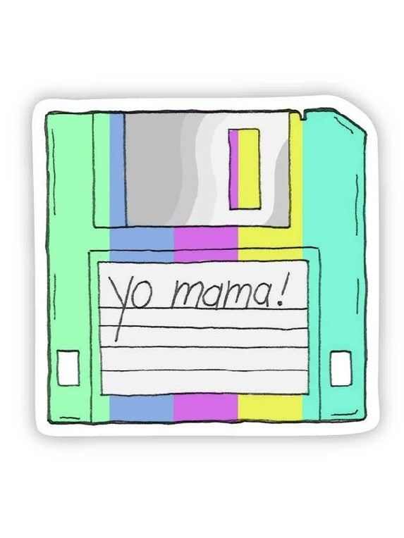 Yo Mama 90s Sticker