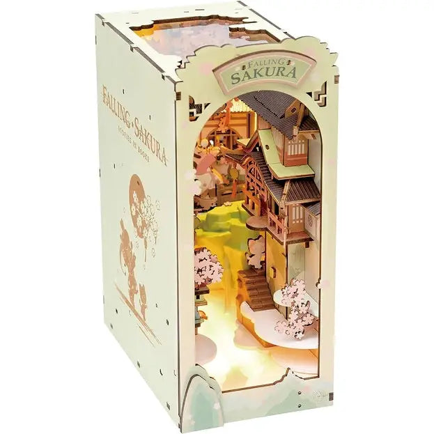 Book Nook Kits For Adults - Falling Sakura