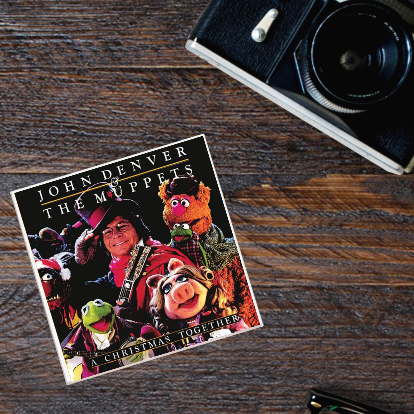 John Denver & The Muppets A Christmas Together Coaster