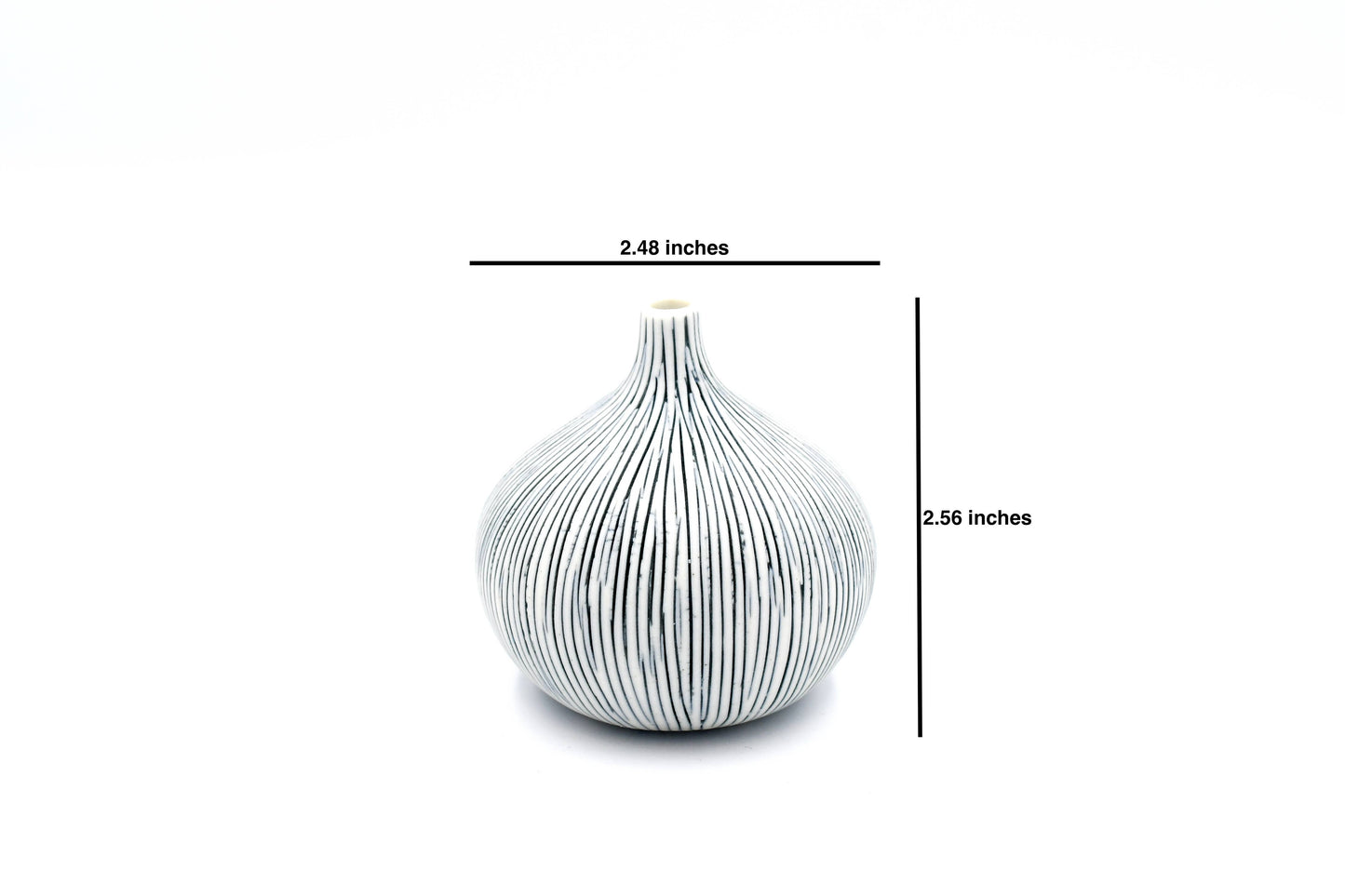 Congo Tiny Handcrafted Porcelain Bud Vase