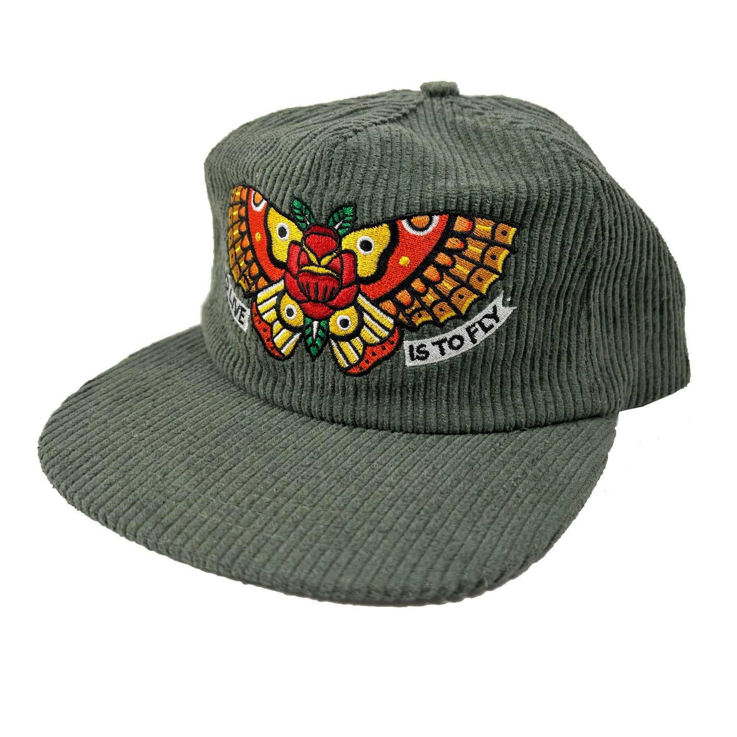 Townes Butterfly Corduroy Cap