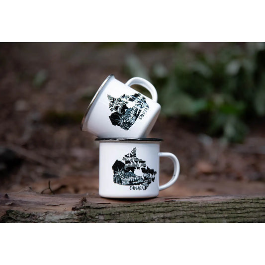 Canada, Camping Mug | Black