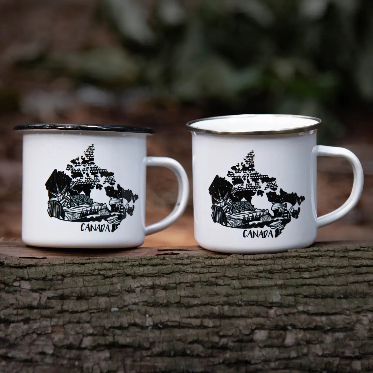 Canada, Camping Mug | Black