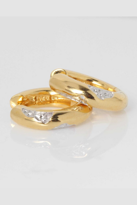 Hoshi Huggie Hoop Earring