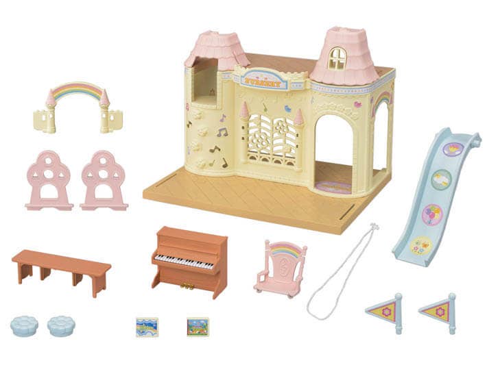 Dollhouse Playset, Baby Castle Nursery, Collectible Toys