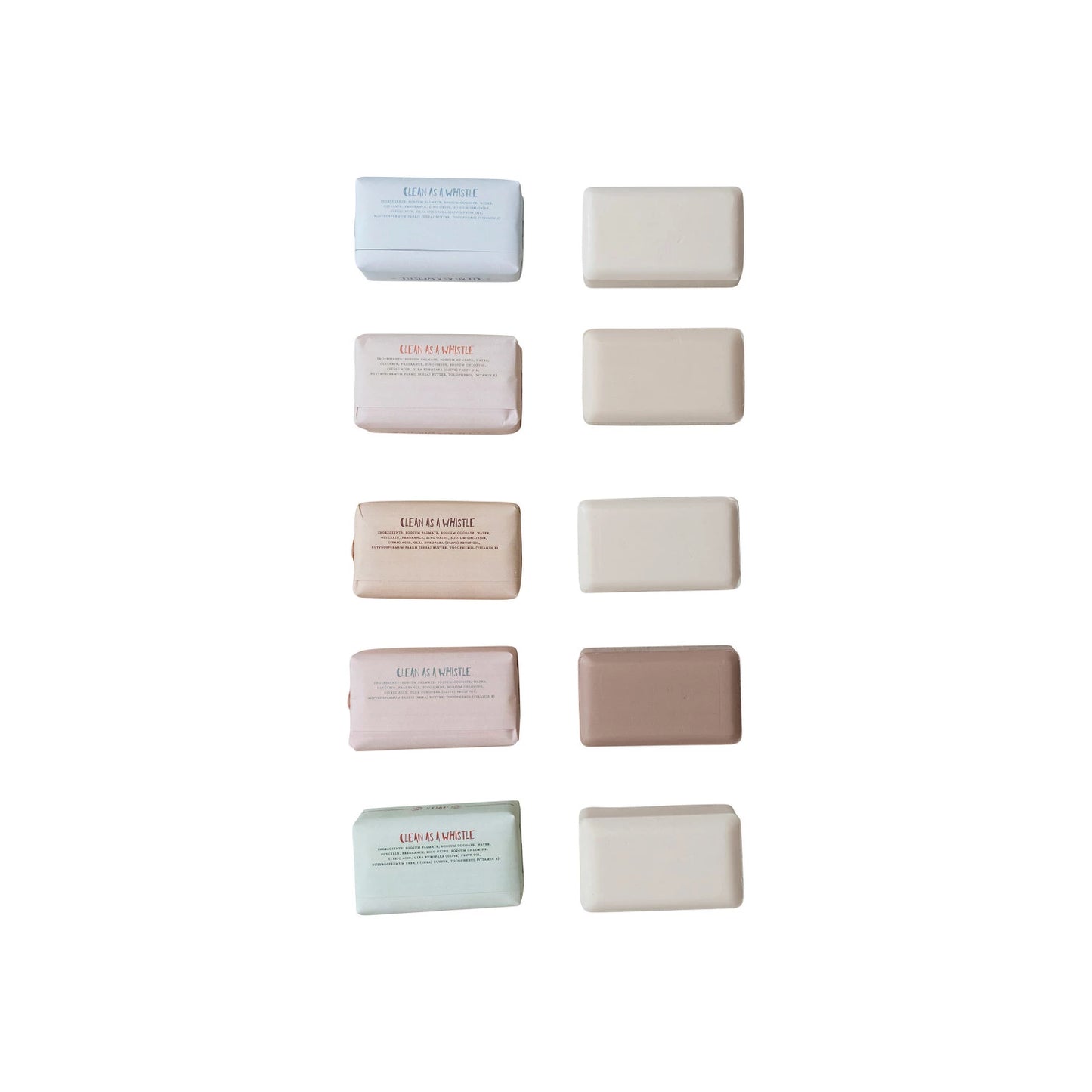 Candy Cane Scented Olive Oil & Shea Butter Milled Bar Soap