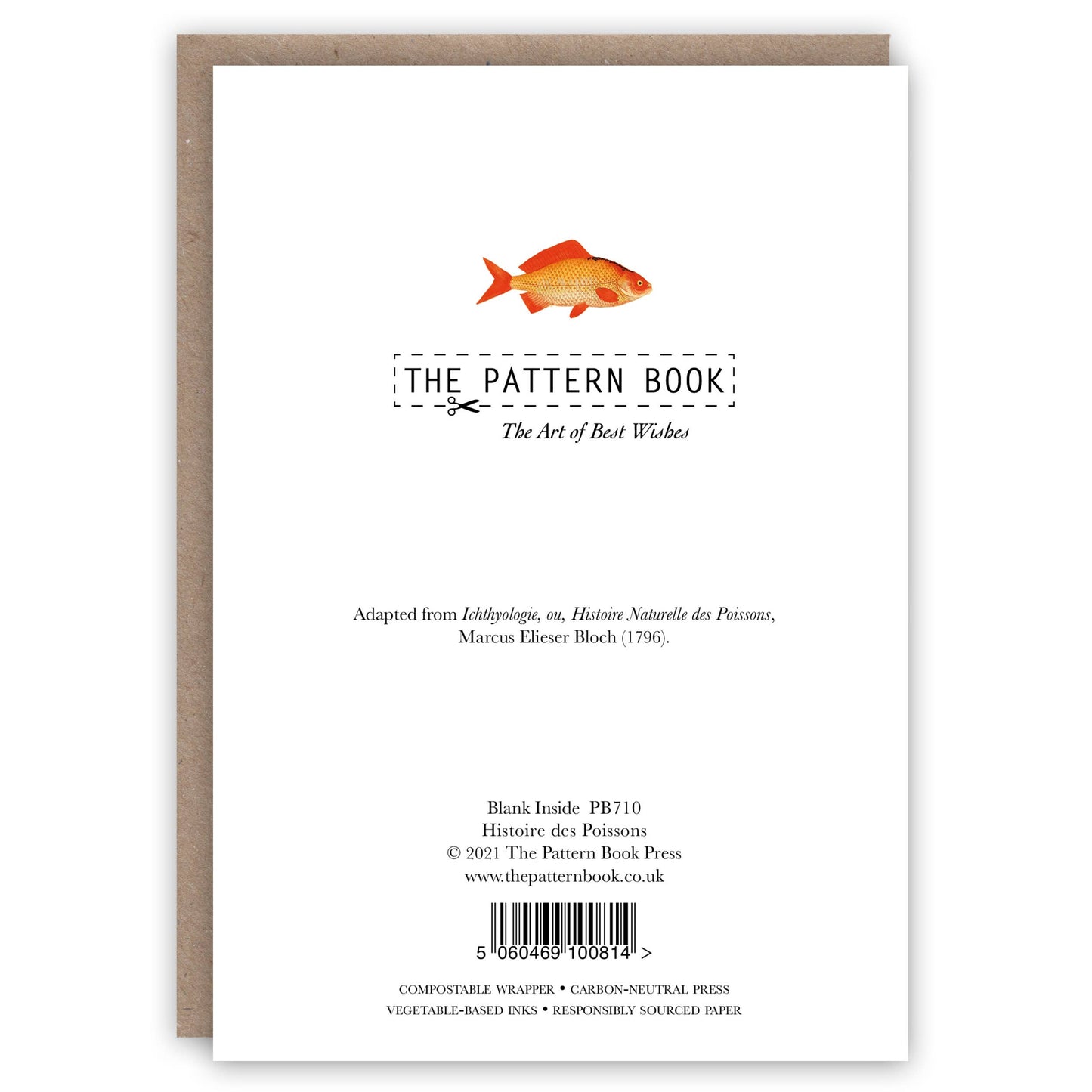 Histoire des Poissons greeting card