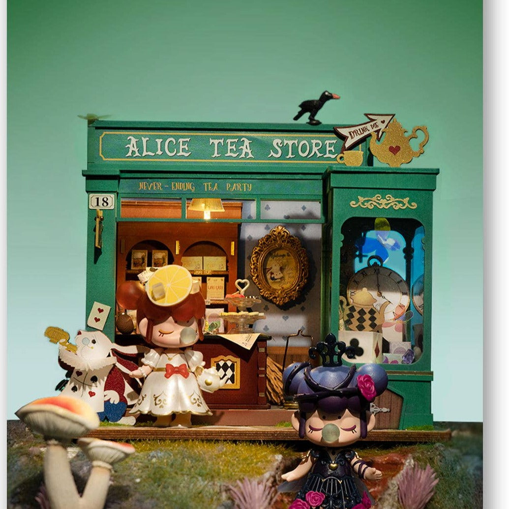 DIY Miniature Model Kit: Alice's Tea Store