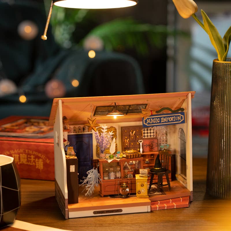 DIY Miniature Model Kit: Kiki's Magic Emporium