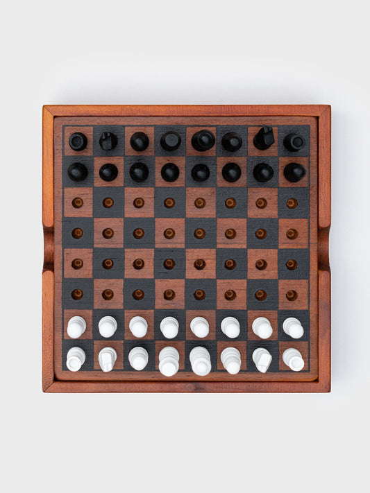 Chess & Checkers - Wooden game