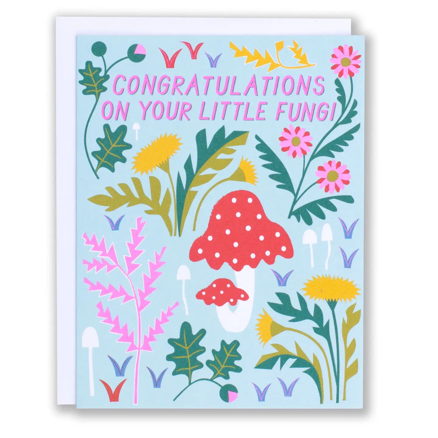 Congratulations Little Baby Fungi Note Card