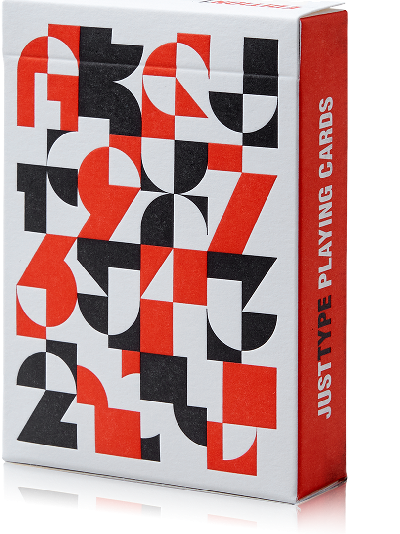 Just Type Playing Cards