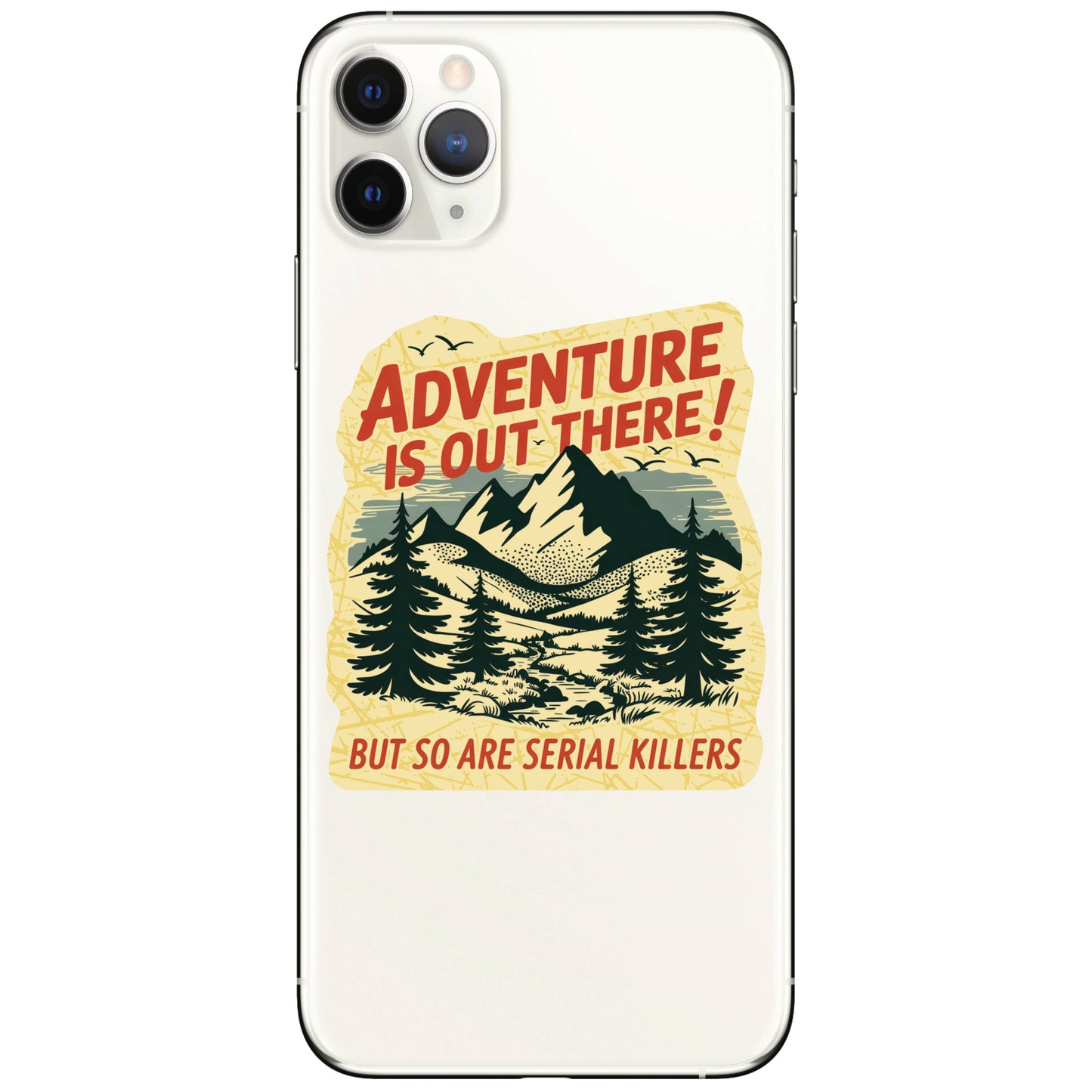 Funny Outdoors Hiking Nature High Quality Vinyl Sticker