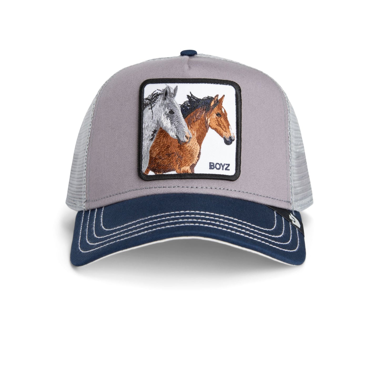 Goorin Bros The Boyz Trucker Hat | Gray/Navy
