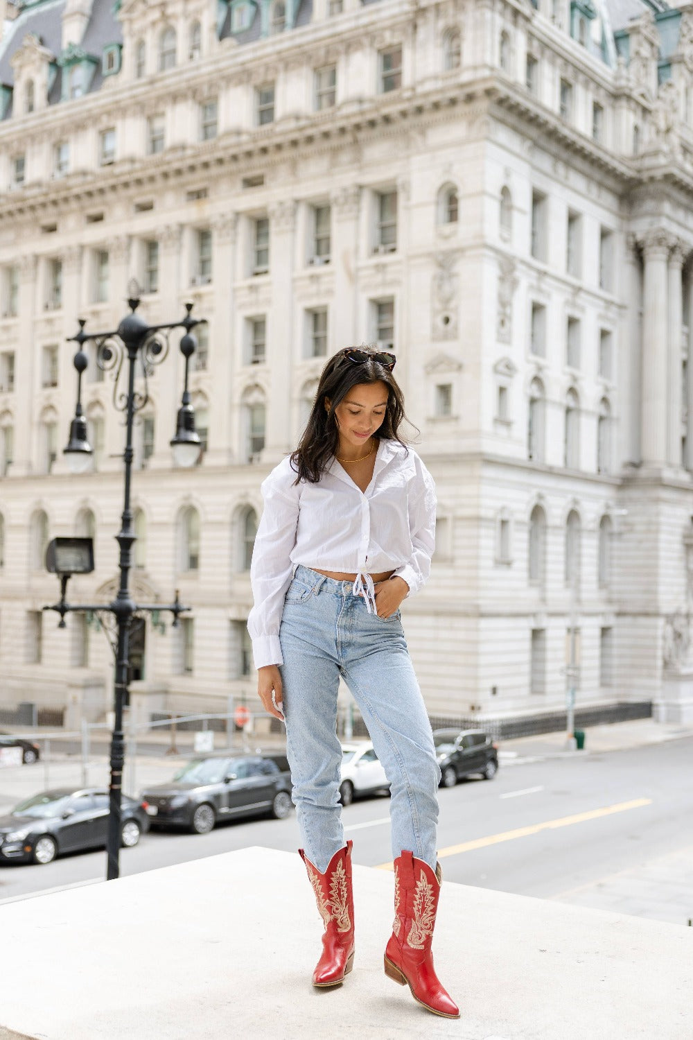 Loyal Western Cowboy Boots | Red Leather