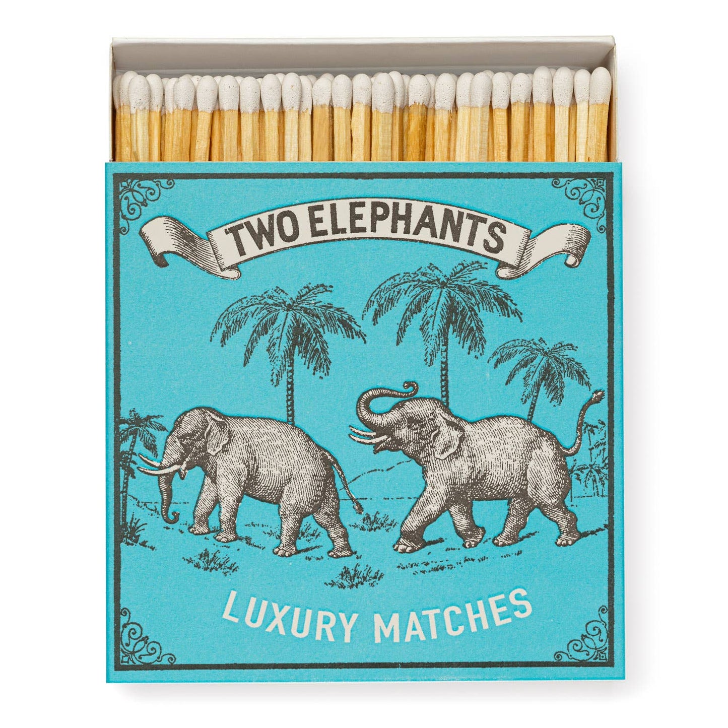 Two Elephants | Square - Safety Matches