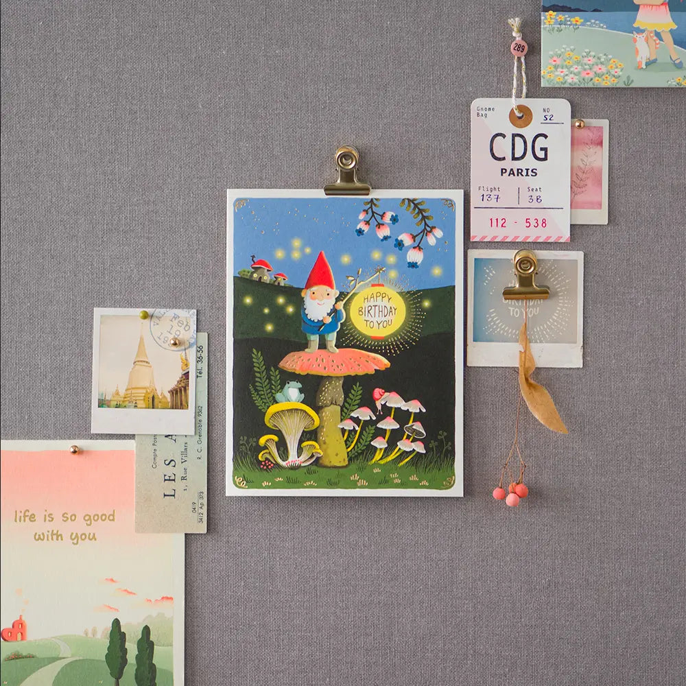 Gnome Birthday Greeting Card