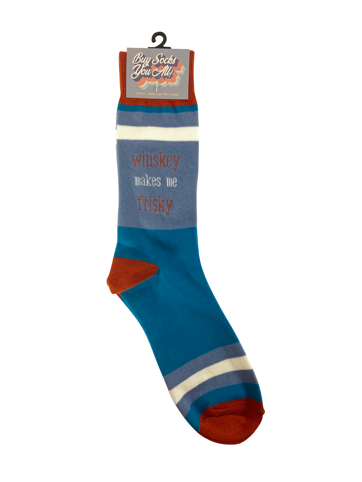 Whiskey Makes Me Frisky - Men's Socks