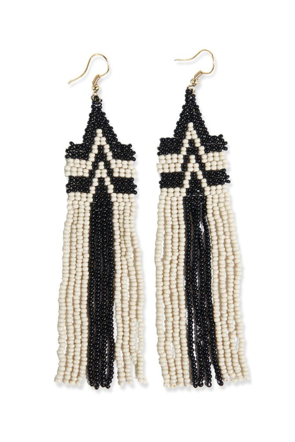 Danielle Peak Beaded Fringe Earring