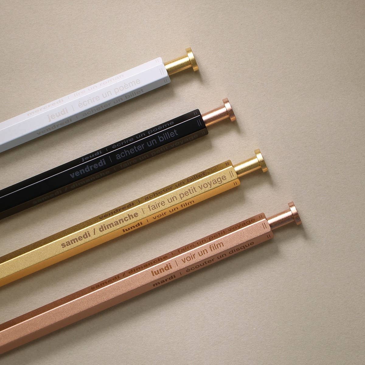 Gel Brass Ballpoint Pen | MARK'STYLE