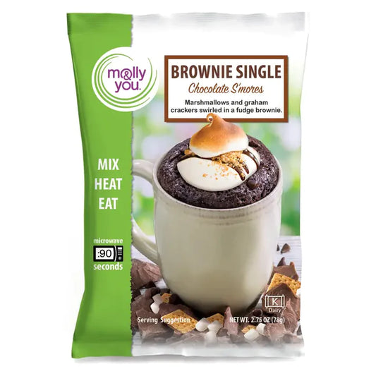 Chocolate S'mores Microwave Brownie Single