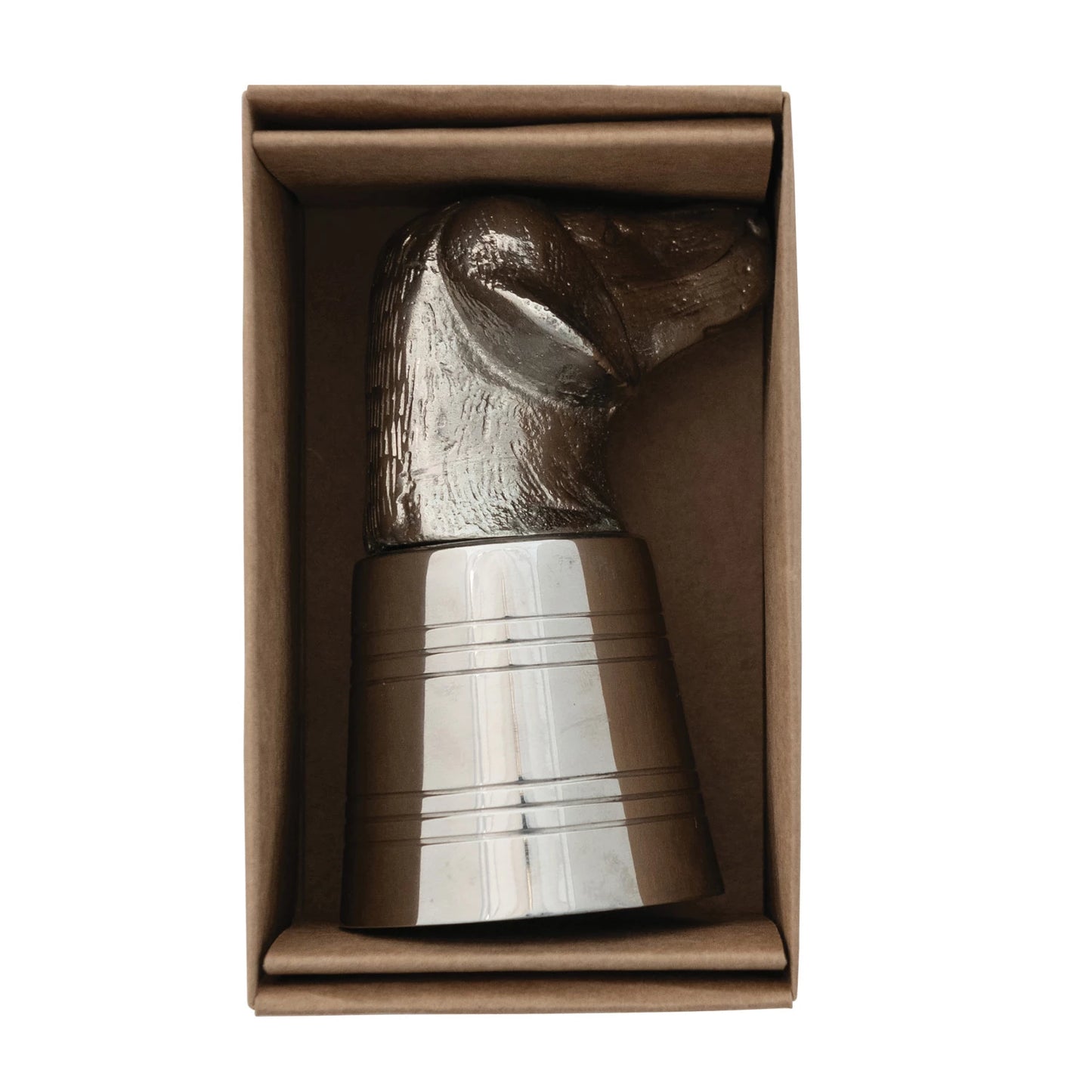Dog Head Jigger in Kraft Box