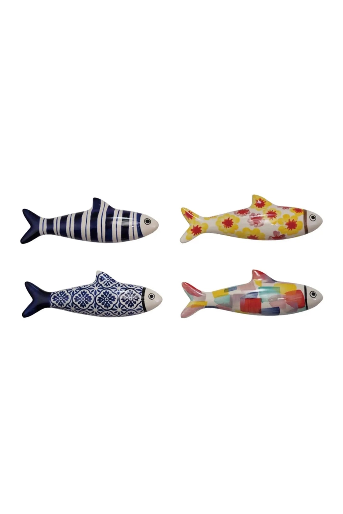 Stoneware Fish Wall Decor | Small