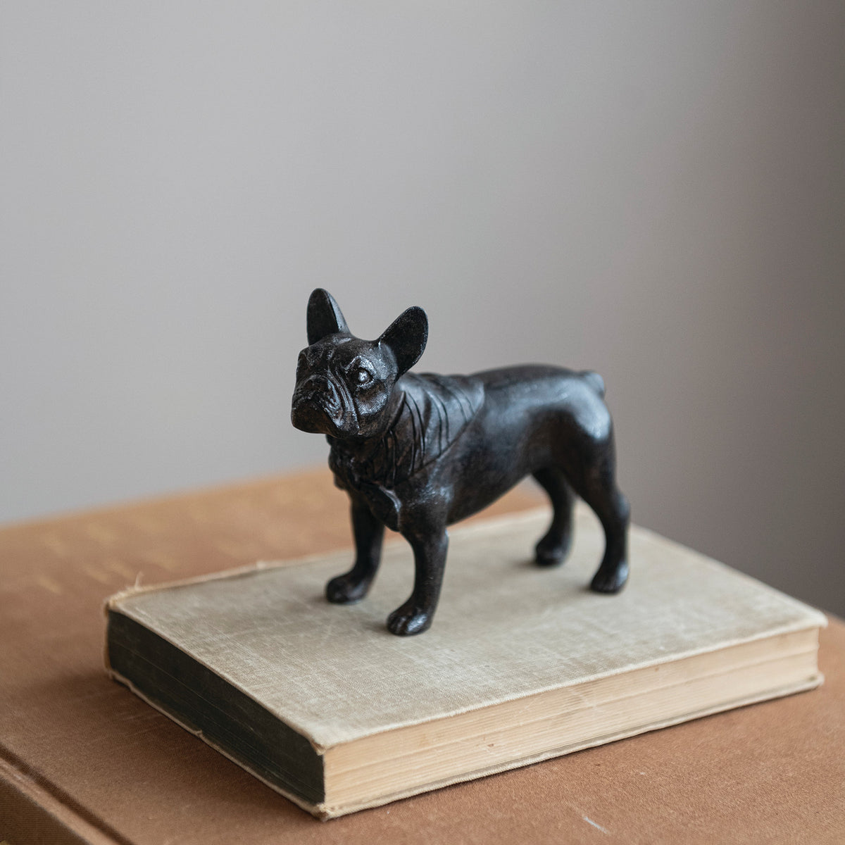Resin French Bulldog - Black