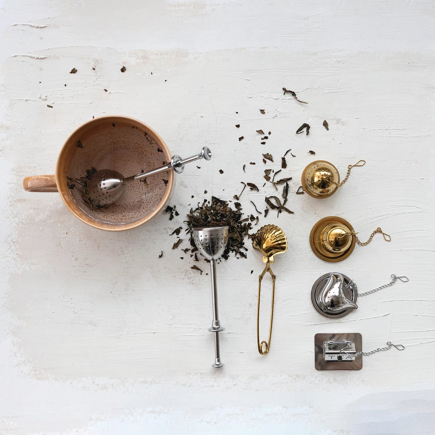Stainless Steel Shell Shaped Loose Tea Infuser