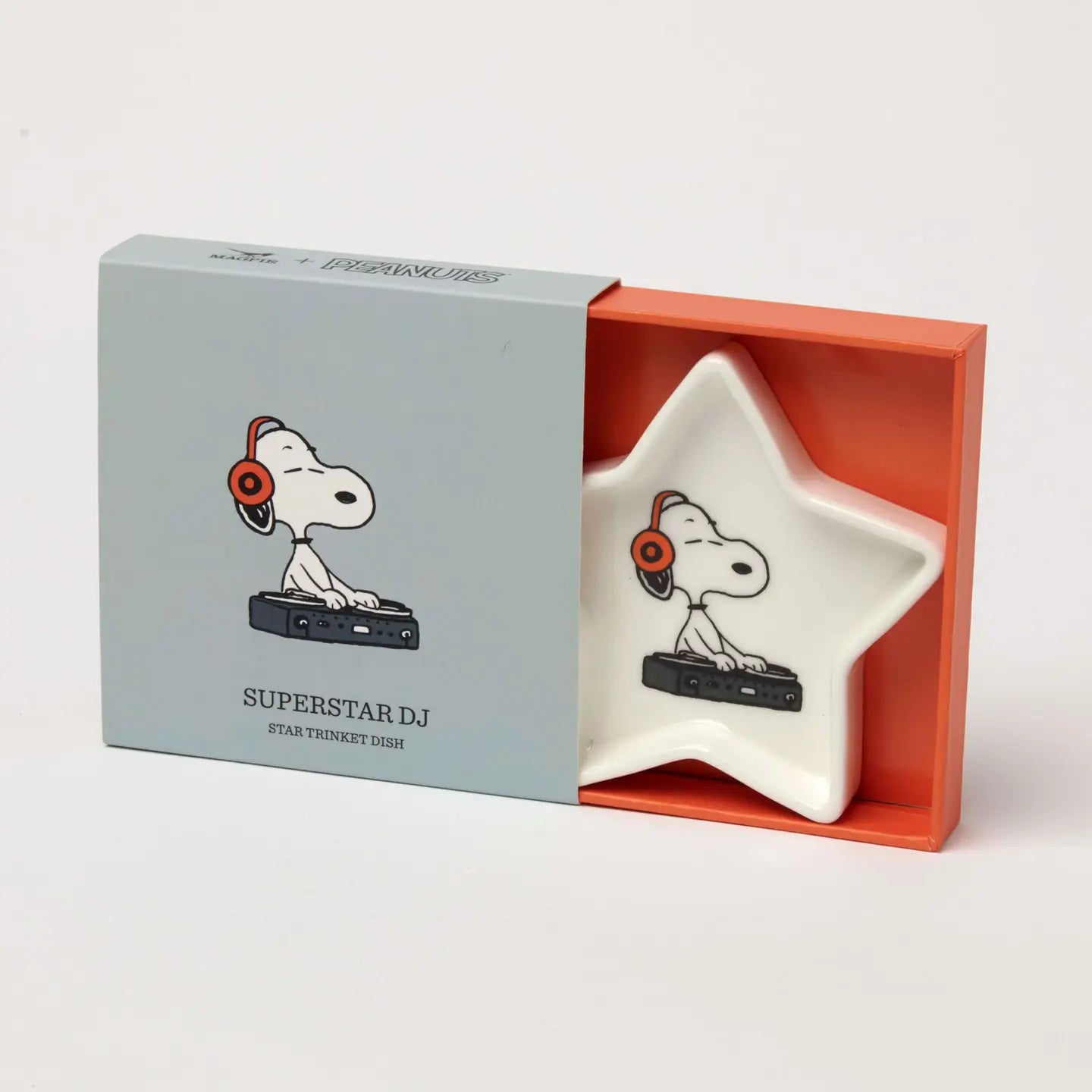 Peanuts Star Shaped Trinket Dish - Superstar DJ