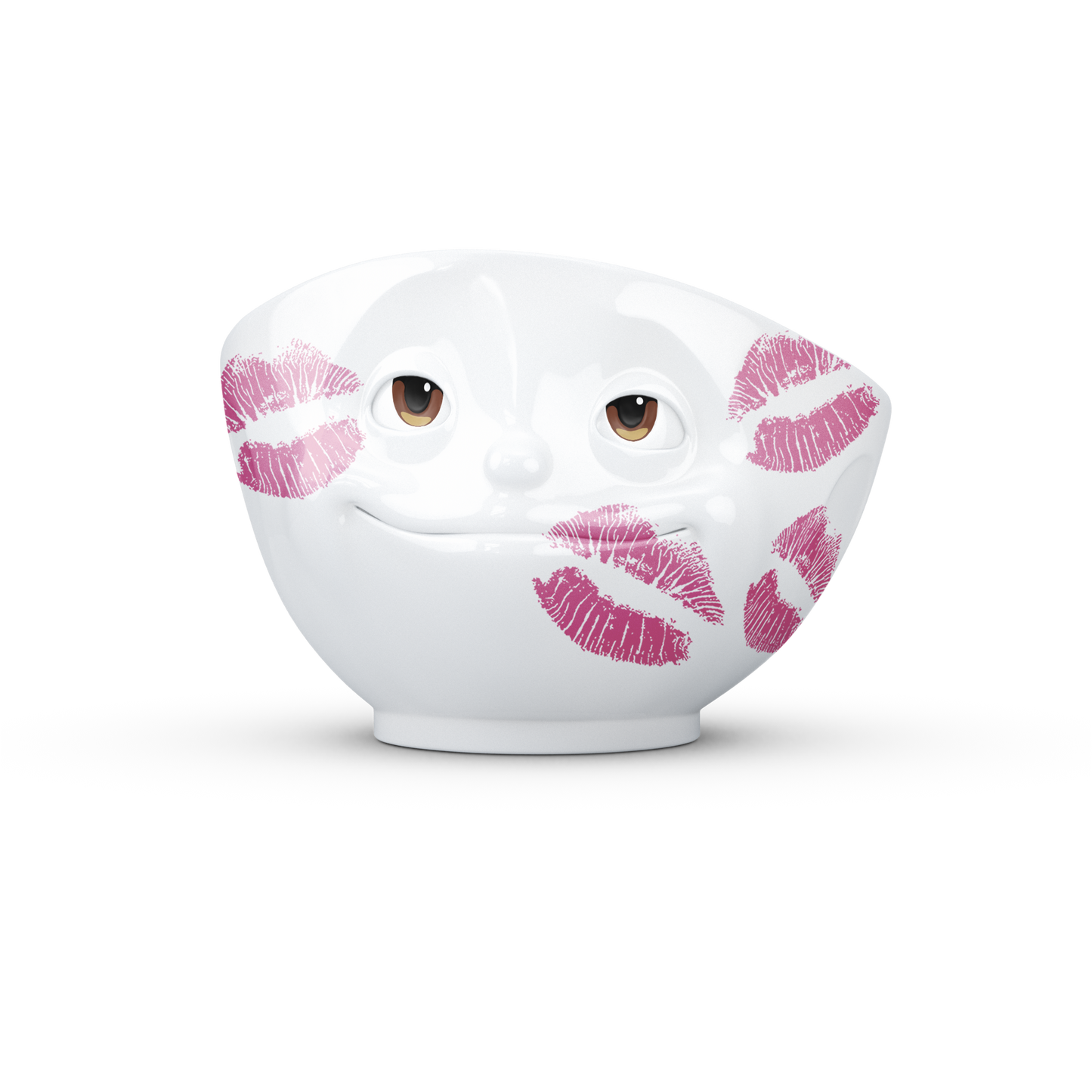 16 Oz. Limited Edition Bowl with Colorful Eyes & Kiss Marks