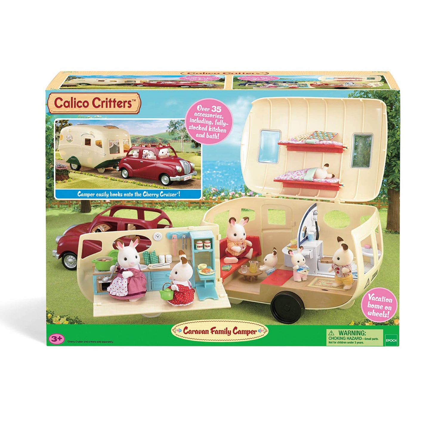 Doll Vehicle, Caravan Camper Set, Collectible Toys